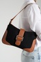 retro high-end stitched beget hand and shoulder bag - 5