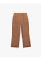Long Wide Leg Palazzo Satin Pants with Standard Waist Pockets - 4