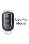 Hyundai Kona Elantra I10, I20 Santa Fe 2019and Above Smart Leather Metal Controller Protection Case Brown - 2