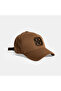 Tan Printed Cap Hat - 2