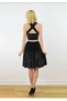 Women's Black Velvet Flared Skirt High Waist Casual & Stylish Design - 5