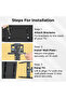 Full Motion Tv Wall Mount Bracket Supports 55 To 88 Inches Tv Screen - 7