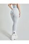 The V Scrunch Seamless Leggings - Ice Gray