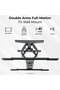 Full Motion Tv Wall Mount Bracket Supports 32 To 65 Inches Tv Screen - 3