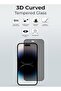 Iphone 16 9h Privacy Screen Protector With Installer Frame - 2