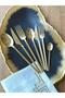 Carre Titanium Matte Gold 42 Piece Cutlery Set Çkb - 4