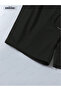 Authentic Printed Cotton Fabric Men's Light Blue T-Shirt-Black Shorts Set - 7