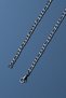 Figaro Model Chain Stainless Steel Necklace Silver Color - 65cm - 4mm 2 Years Warranty - 2