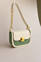 Women's Gold Chain Detailed Detachable Strap Mini Shoulder Bag