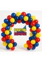 Paw Patrol 40 Pieces Red Navy Blue Yellow Balloon Chain Set Birthday Balloon Concept Decoration Set - 2