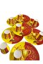 Yellow Red Trophy Themed Birthday Set for 16 People - 2