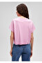 Pink Basic T-Shirt Crop / Short Cut 168220-71064 - 4