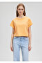 Orange Basic T-Shirt Crop / Short Cut 168220 -84617 - 2