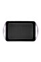 Cast Rectangular Grill Pan Cast Iron Solid Handle Size 22x32cm