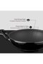 Cast Mini Wok with Solid Handle Diameter(Ø)16cm - 5