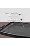 Cast Rectangular Grill Tray Cast Iron Solid Double Handle Size 31x42cm - 6