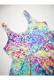 Girl's Skirted Swimmer Swimsuit - 5
