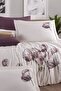 Tulipa - 100% Cotton Satin Embroidered Duvet Cover Set