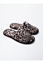 Printed Slippers Towel Bathroom Home Hotel Slippers Non-Slip Closed Toe - 2