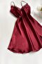 Satin Nightgown with Lace Detail - 4