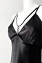 Satin Nightgown with Lace Detail - 6