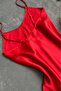 Red Satin Nightgown - 6