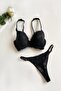Unassisted Lace Detailed Bra Set