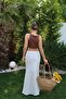 Palma Summer Rebecca Maxi Linen Skirt White - 6