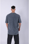 Unisex "Yeah" Embroidered Special Wash Oversize T-Shirt - 3