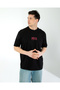 Oversize Unisex Printed T-Shirt Rich Black - 5