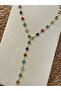 Vip Steel Color Stone Extra Long(70cm) Adjustable Heart Y Low-Cut Necklace