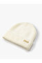 Scarf Beret Set Knitwear Label Detailed 2 Piece - 2