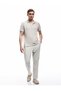 Button Pleated Linen Cotton Blend Chino Trousers with Lace-Up Waist and Pocket Detail