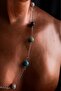 Planet Natural Stone Steel Necklace |   Collection - 5