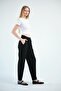 Clothing Plus Size Gabardine Mom Fit Classic Trousers Black - 6