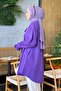 Flores Ruffled Tunic Purple - 2