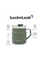 Metro Mug 355ml Khaki – Double-Wall Insulated Stainless Steel Mug with Spill-Resistant Lid