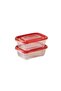 EzLock Rectangle Container Set - 520ml (Set of 2) - 2