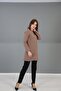O-Neck Long Sleeve Blouse-Coffee