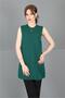 Zero Neckline Sleeveless Blouse - Emerald - 3001100 - 3