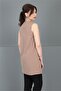Zero Neck Sleeveless Blouse-Stone - 3001100 - 5