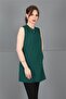 Zero Neckline Sleeveless Blouse - Emerald - 3001100 - 6