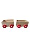 Vintage Wooden Wagon 2 Pieces & 9X5X5 cm - 2