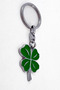 Green Four Leaf Clover Metal Keychain, Gift Keychain - 6