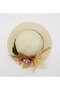 Girl's Floral Straw Hat 8818 - 3