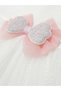 Girl's Bow Detailed Tulle Dress - 4