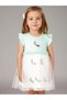 Girl's Cotton Flamingo Patterned Dress - 5