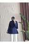Premium Quality Poplin Fabric Mobile Belt Brooch Detailed Long Sleeve Shirt - 2