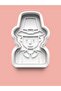 Natural Life Figure Cookie Mold and Sugar Dough Mold Set of 4 0733-Set - 4