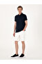 Navy Blue Slim Fit Buttoned Polo Collar T-Shirt 50306859-Vr033 - 4